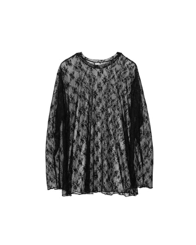 【SALE/50%0ff】Lace Tops [603368] black