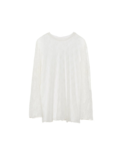 【SALE/50%0ff】Lace Tops [603368] ivory