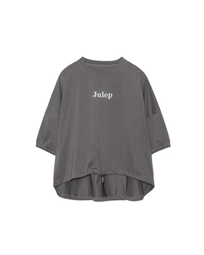 【SALE/50%0ff】Julep Logo T-Shirt [603350] grey