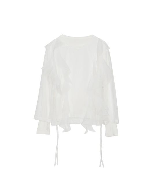 【SALE/50%0ff】Tulle Tops [603344] off