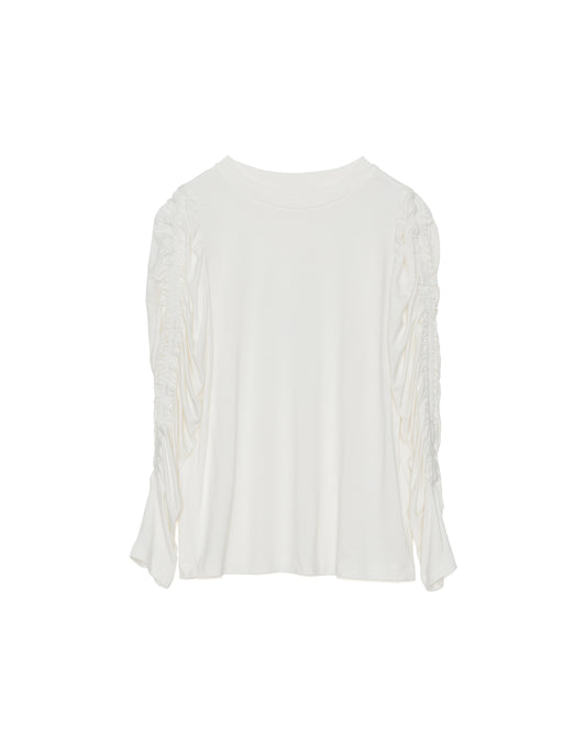 【SALE/50%0ff】Gather Sleeve Tops [603343] off