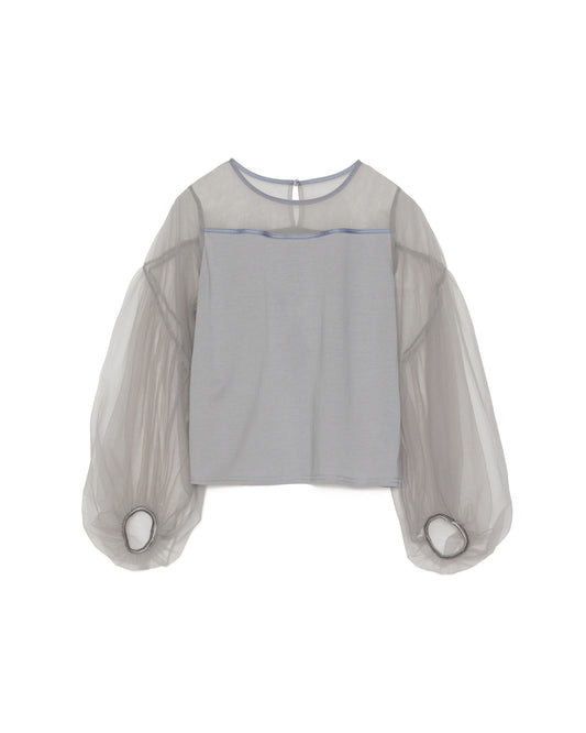 【SALE/50%0ff】Tulle Tops [603360] grey