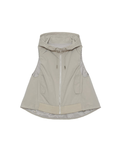 Hoodie Vest [603361] beige