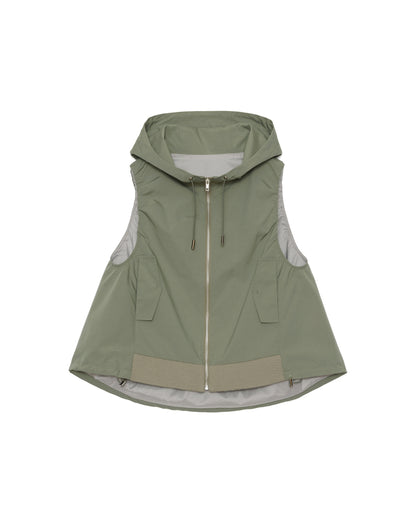 【SALE/50%0ff】Hoodie Vest [603361] light khaki