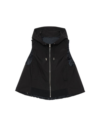 【Summer SALE!!】Hoodie Vest [603361] black(99)