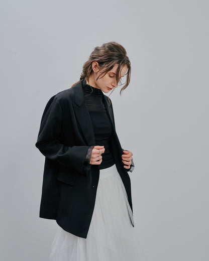 【Summer SALE!!】Tailored Jacket [603357] black(99)