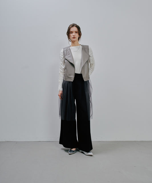 Rider's  Tulle Vest [603349] grey