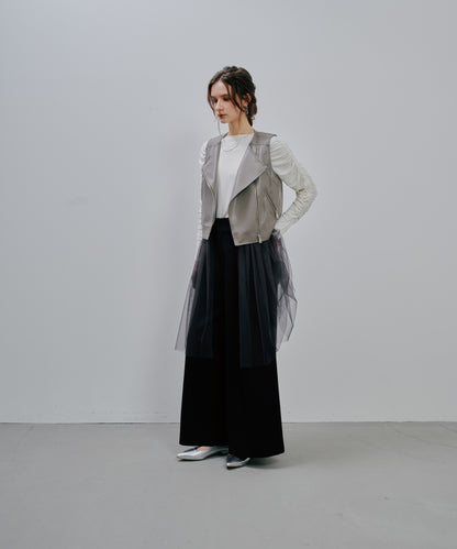 Rider's  Tulle Vest [603349] grey