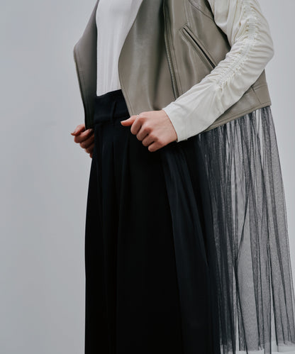 Rider's  Tulle Vest [603349] grey