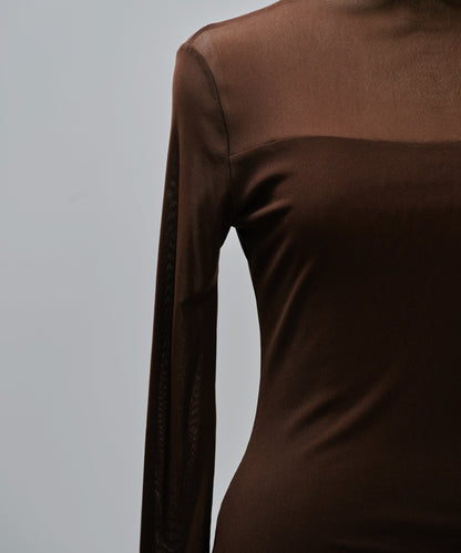 Sheer Tops [603369] brown