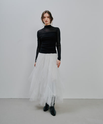【Summer SALE!!】Sheer Tops [603369] black(99)