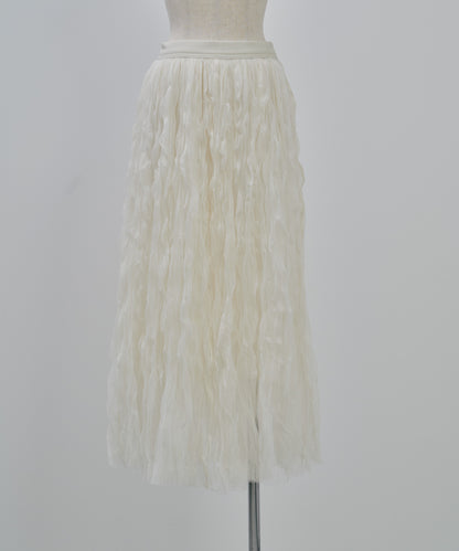 【Summer SALE!!】Washer Skirt [603379] ivory(76)