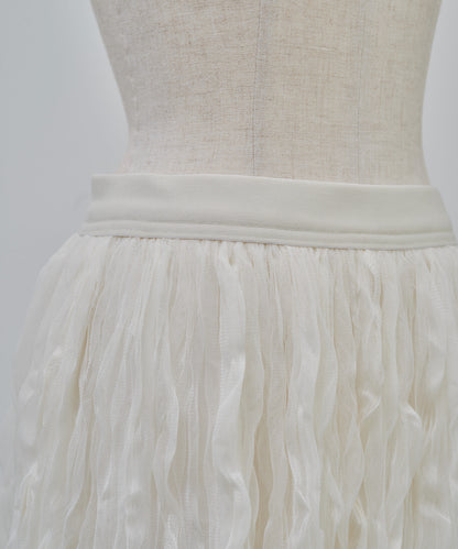 【Summer SALE!!】Washer Skirt [603379] ivory(76)