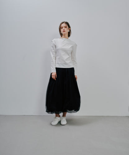【SALE/50%0ff】Balloon Skirt [603347] black