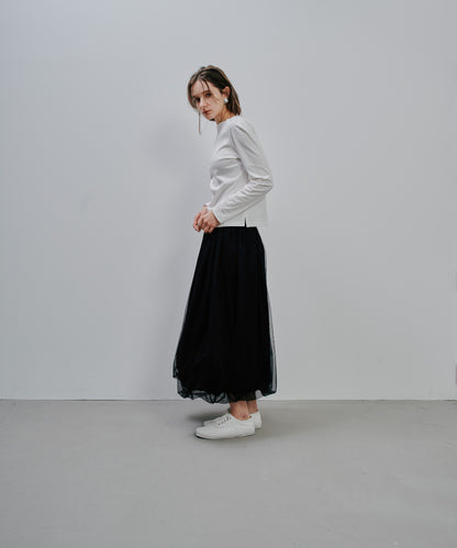 【SALE/50%0ff】Balloon Skirt [603347] black