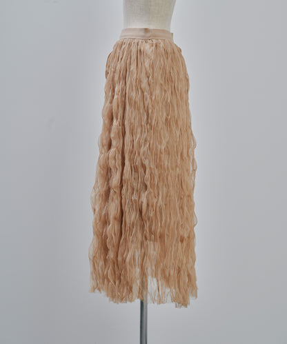 【Summer SALE!!】Washer Skirt [603379] mocha beige(07)