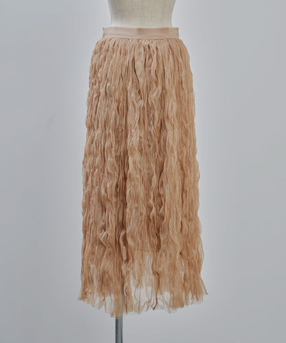 【Summer SALE!!】Washer Skirt [603379] mocha beige(07)