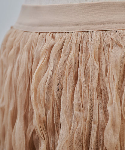 【Summer SALE!!】Washer Skirt [603379] mocha beige(07)