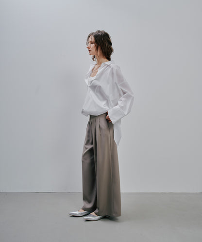Tuck Pants [603356] greige