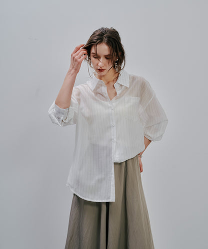 【SALE/50%0ff】Stripe Shirt [603370] off