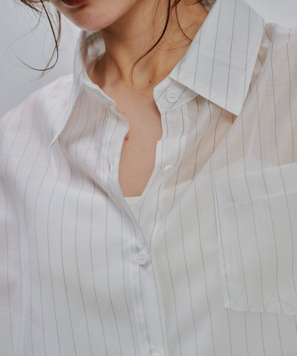 【SALE/50%0ff】Stripe Shirt [603370] off