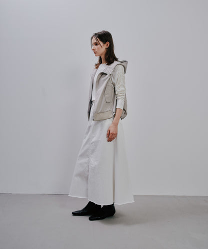 Hoodie Vest [603361] beige