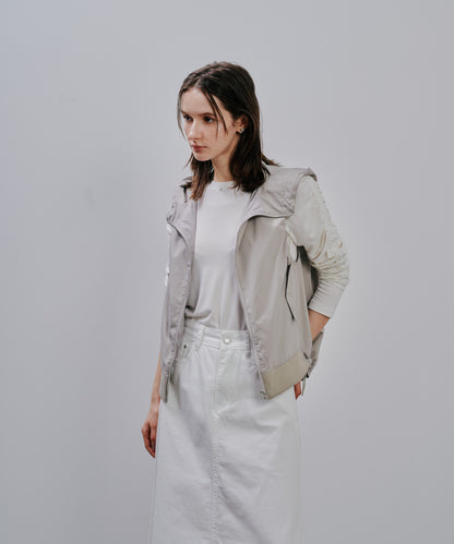 Hoodie Vest [603361] beige