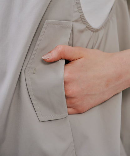 Hoodie Vest [603361] beige