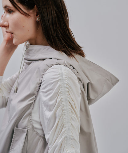 Hoodie Vest [603361] beige