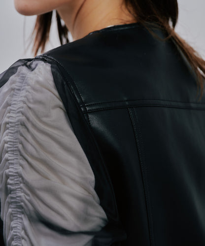 【Summer SALE!!】Rider's Jacket [603348] black(99)
