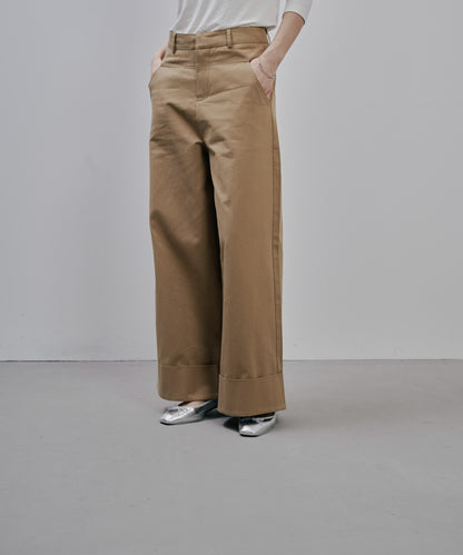 Chino Wide Pants [603385] beige