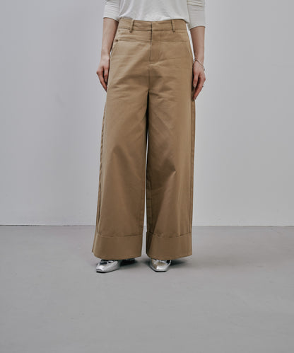 Chino Wide Pants [603385] beige