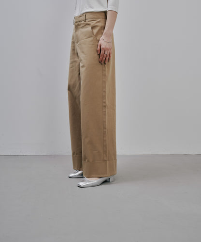 Chino Wide Pants [603385] beige