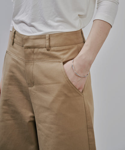 Chino Wide Pants [603385] beige