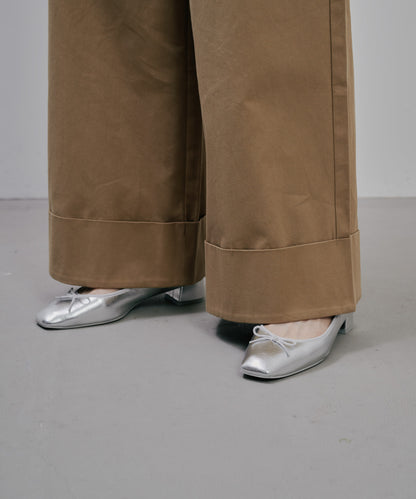 Chino Wide Pants [603385] beige