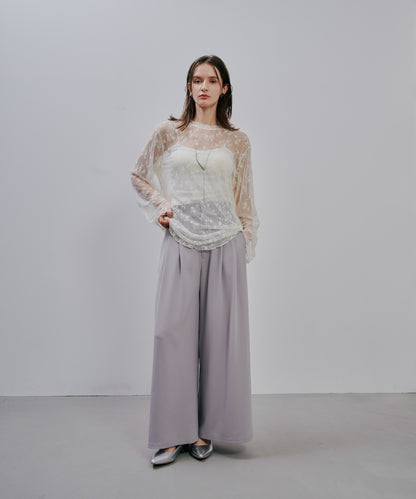 Tuck Pants [603356] light grey