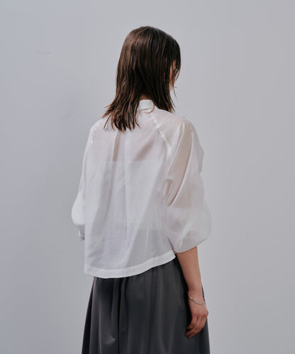 【SALE/50%0ff】Sheer Shirt [603353] off(01)