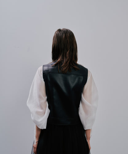 【SALE/50%0ff】Rider's Tulle Vest [603349] black