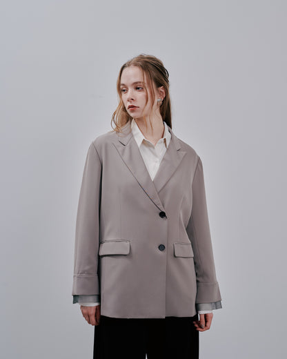 【SALE/50%0ff】Tailored Jacket [603357] greige