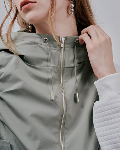 【SALE/50%0ff】Hoodie Vest [603361] light khaki