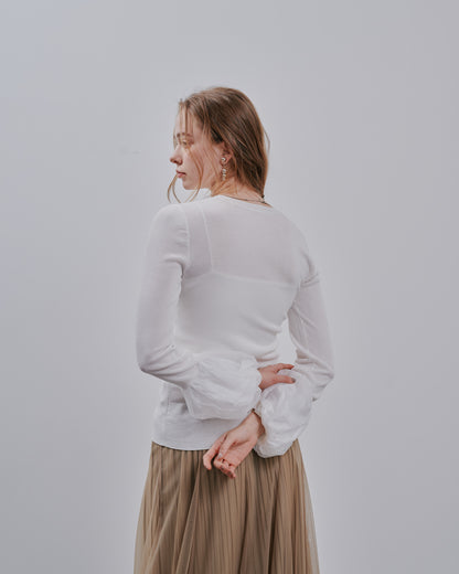 Balloon Sleeve Tops [603365] off