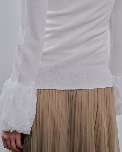 Balloon Sleeve Tops [603365] off