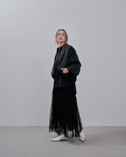 【Summer SALE!!】Washer Skirt [603379] black(99)
