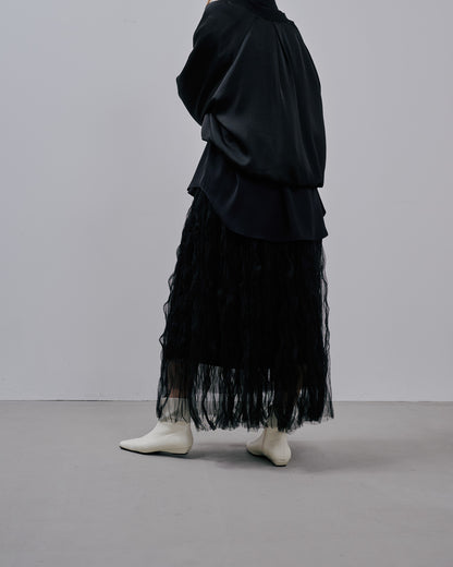 【Summer SALE!!】Washer Skirt [603379] black(99)