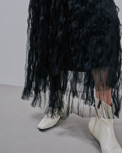 【Summer SALE!!】Washer Skirt [603379] black(99)