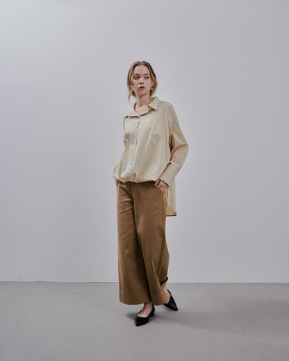 【公式サイト限定アイテム!!】Balloon Shirt [603345] beige