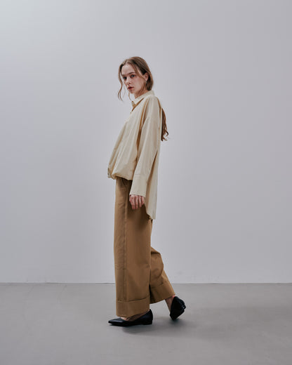 【公式サイト限定アイテム!!】Balloon Shirt [603345] beige