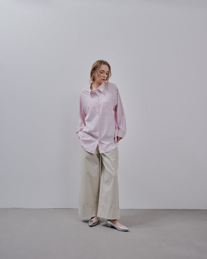 Chino Wide Pants [603385] ivory