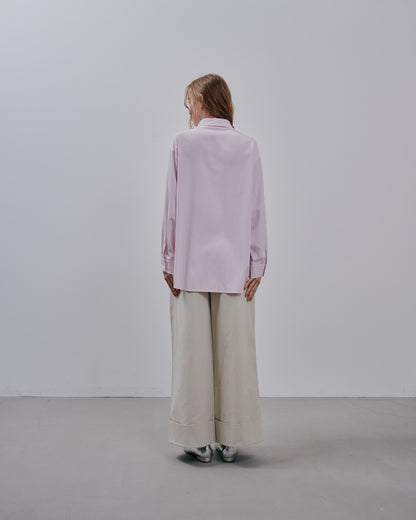 【SALE/50%0ff】Stripe shirt [603375] pink