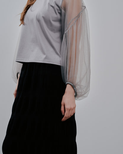 Tulle Tops [603360] grey
